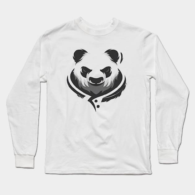 panda Long Sleeve T-Shirt by addyzart